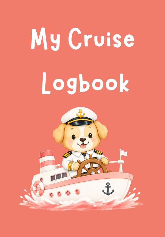 Cruise Logbook for kids, Dog Cover